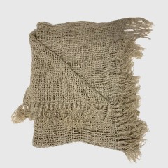 SOHO THROW RAW LINEN 170 